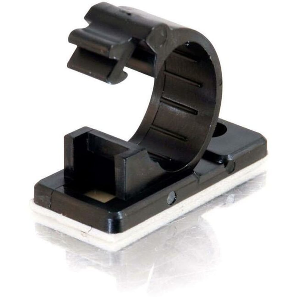 C2G .68in Self-Adhesive Cable Clamp - 50pk -