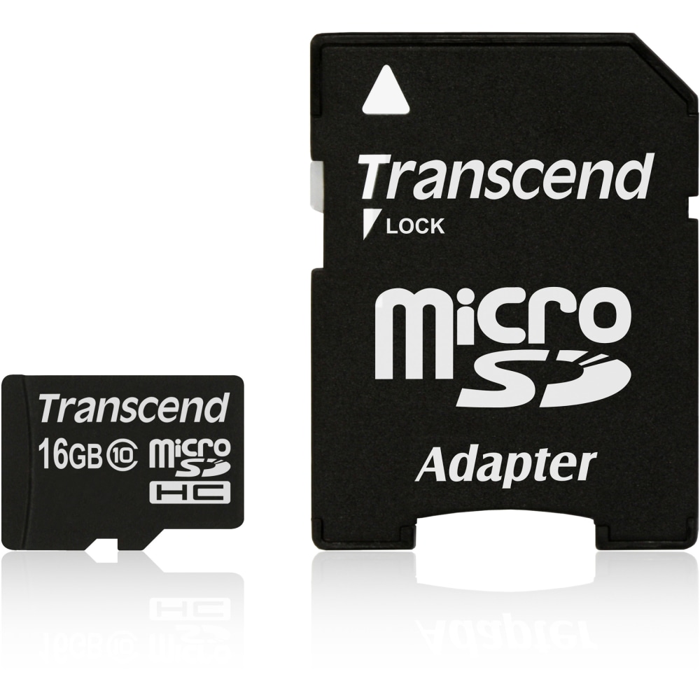 Transcend TS16GUSDHC10 16 GB Class 10 microSDHC -