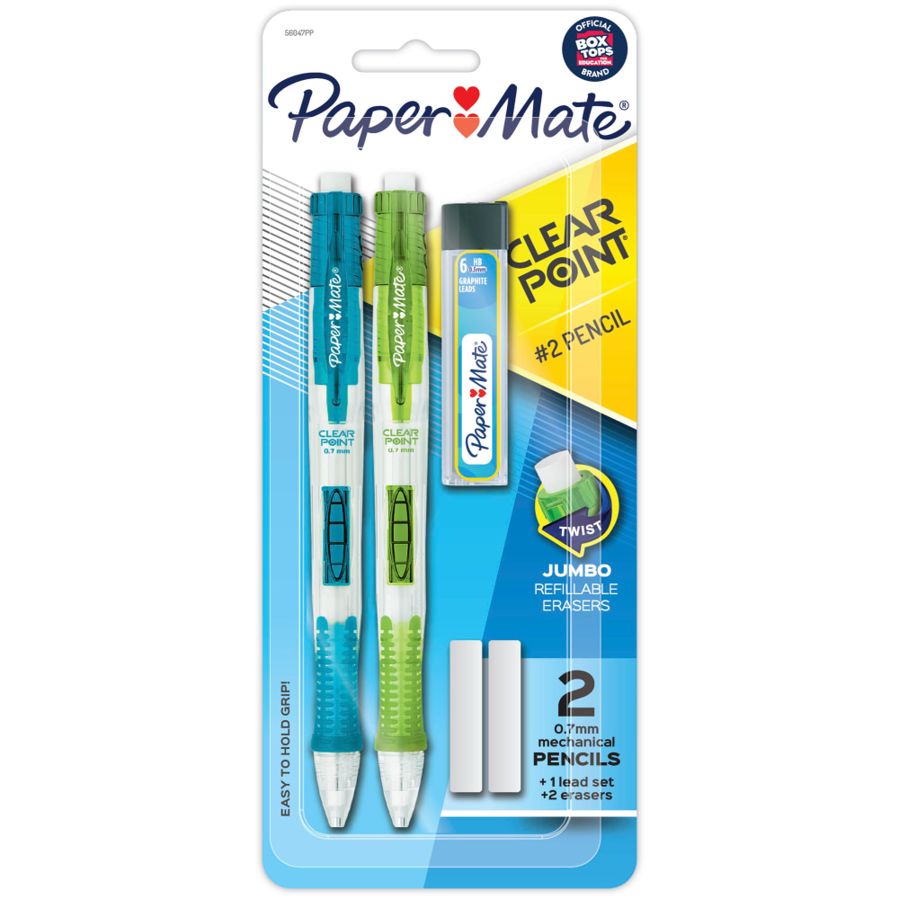 Paper Mate® Clearpoint® Mechanical Pencil, 0.7mm, #2 Lead,