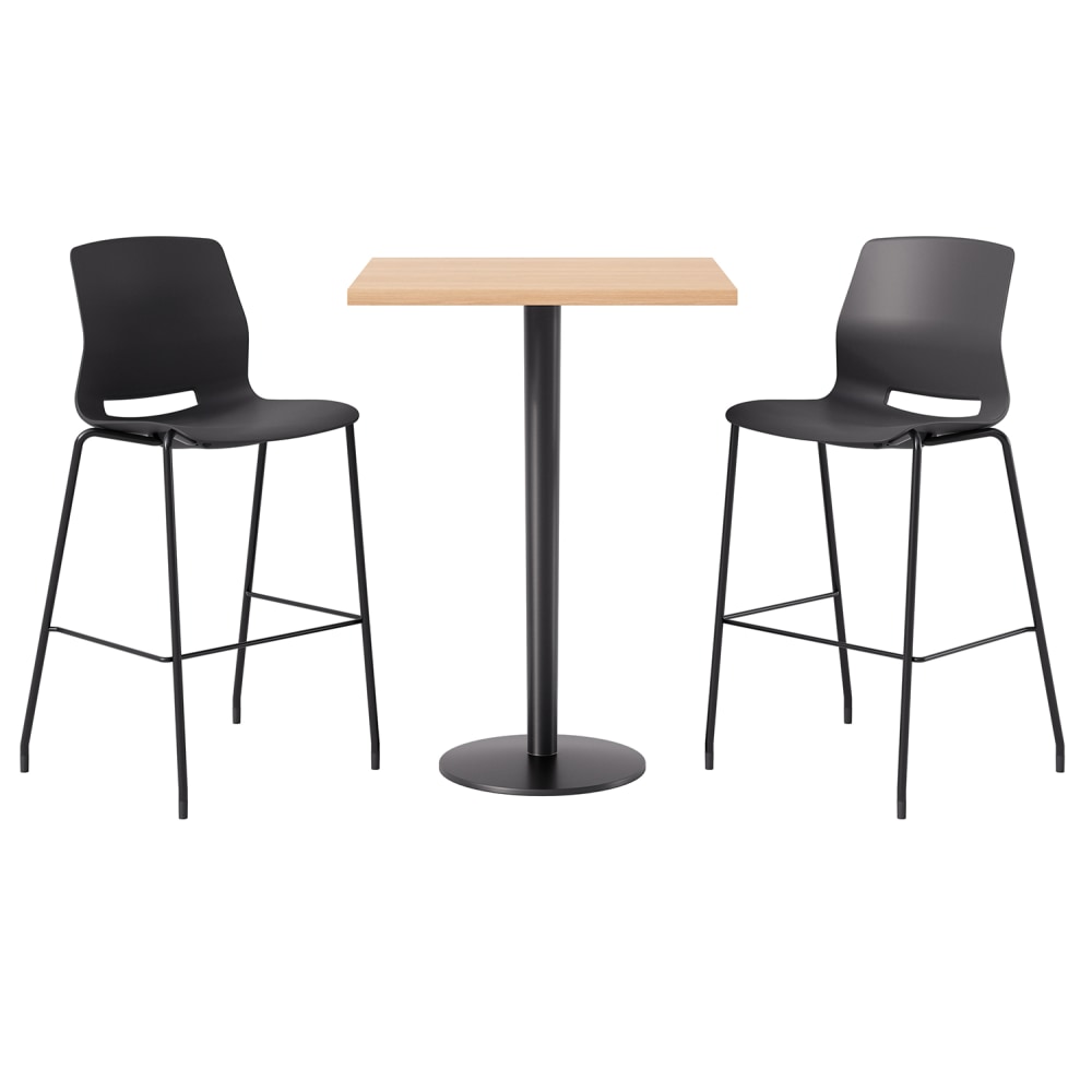 KFI Studios Proof Bistro Square Pedestal Table With