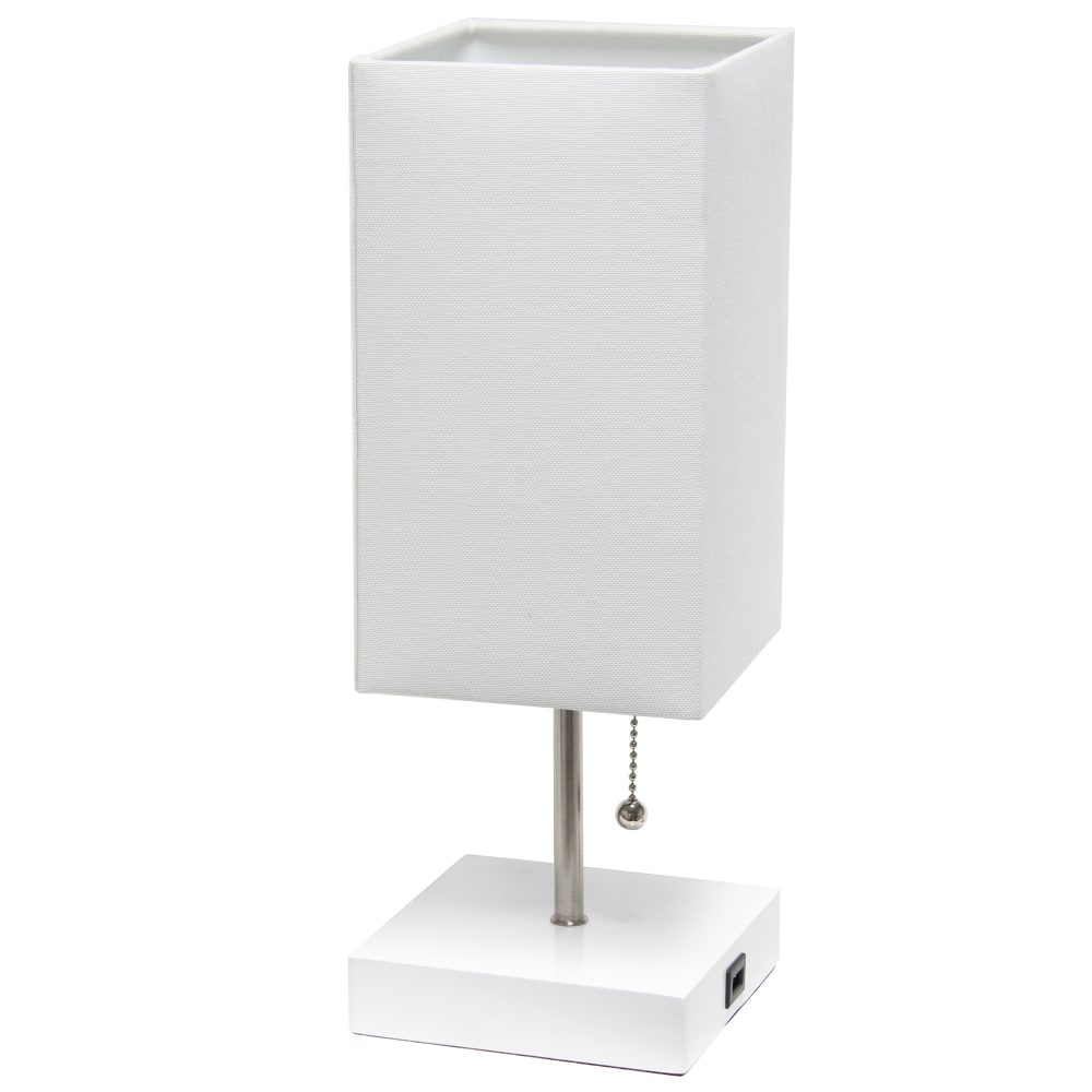 Simple Designs Petite Stick Lamp With USB Charging