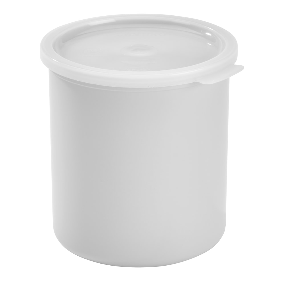 Cambro Deli Crocks, 2.7 Qt, White, Pack Of