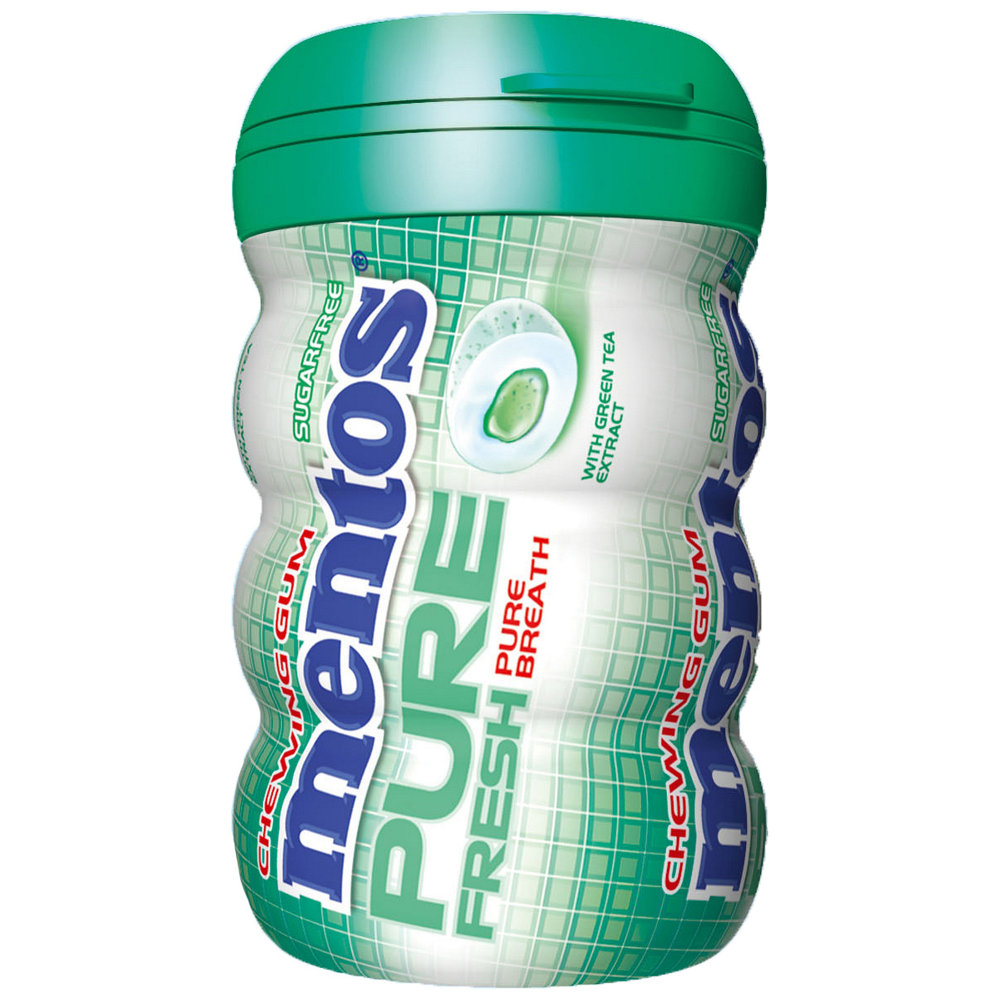 Mentos® Pure Fresh Spearmint Gum Bottles, 3.53 Oz,