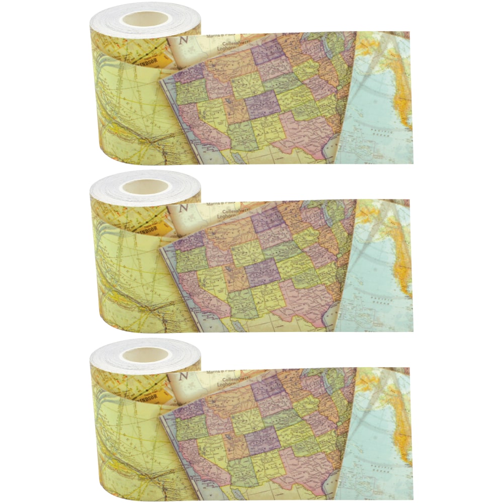 Teacher Created Resources® Straight Rolled Border Trim, Travel