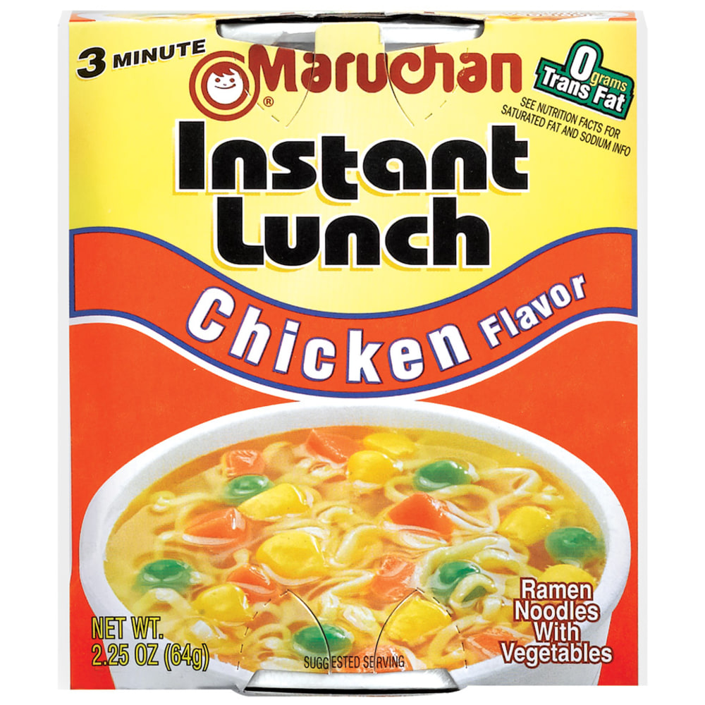 Maruchan Chicken Flavor Instant Lunches, 2.25 Oz, Box