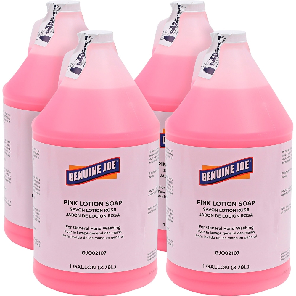 Genuine Joe Pink Lotion Soap - 1 gal