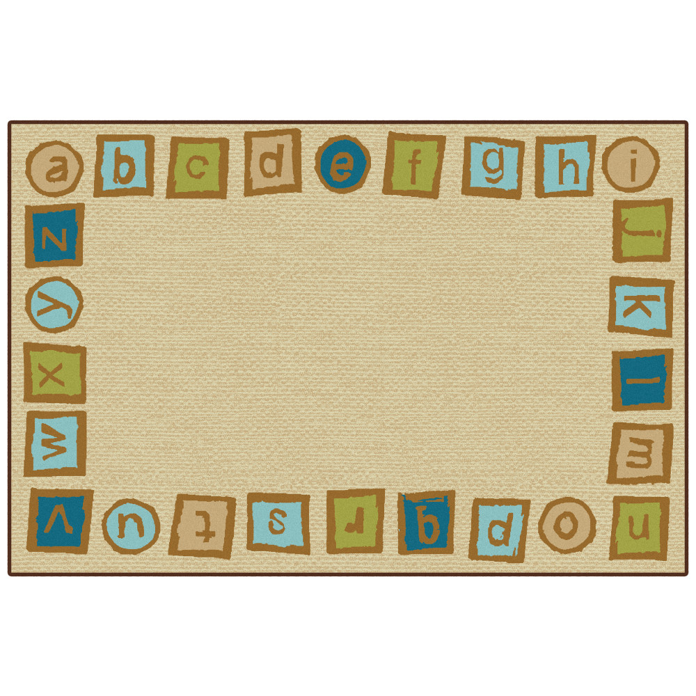 Carpets for Kids® KID$Value Rugs™ Alphabet Blocks Border