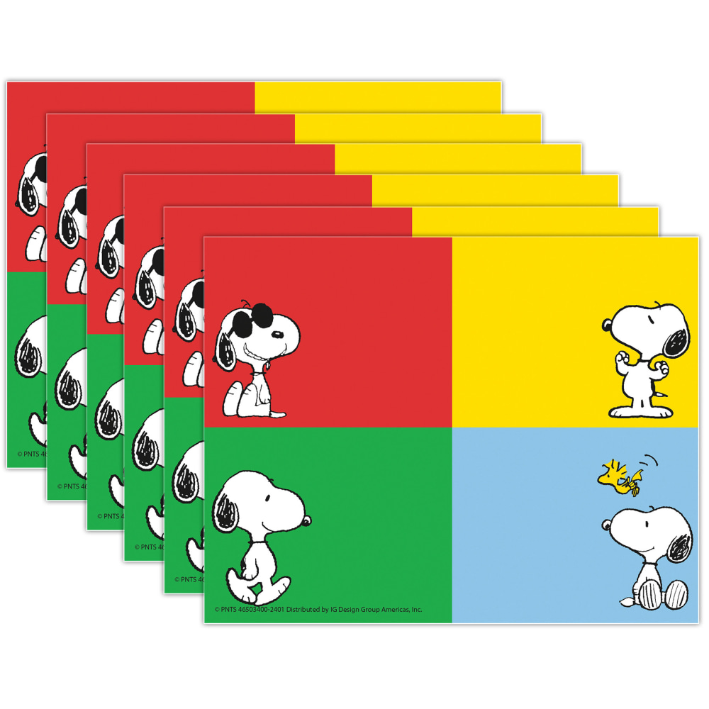 Eureka Name Tags, 2-7/8" x 2-1/4", Peanuts, 40