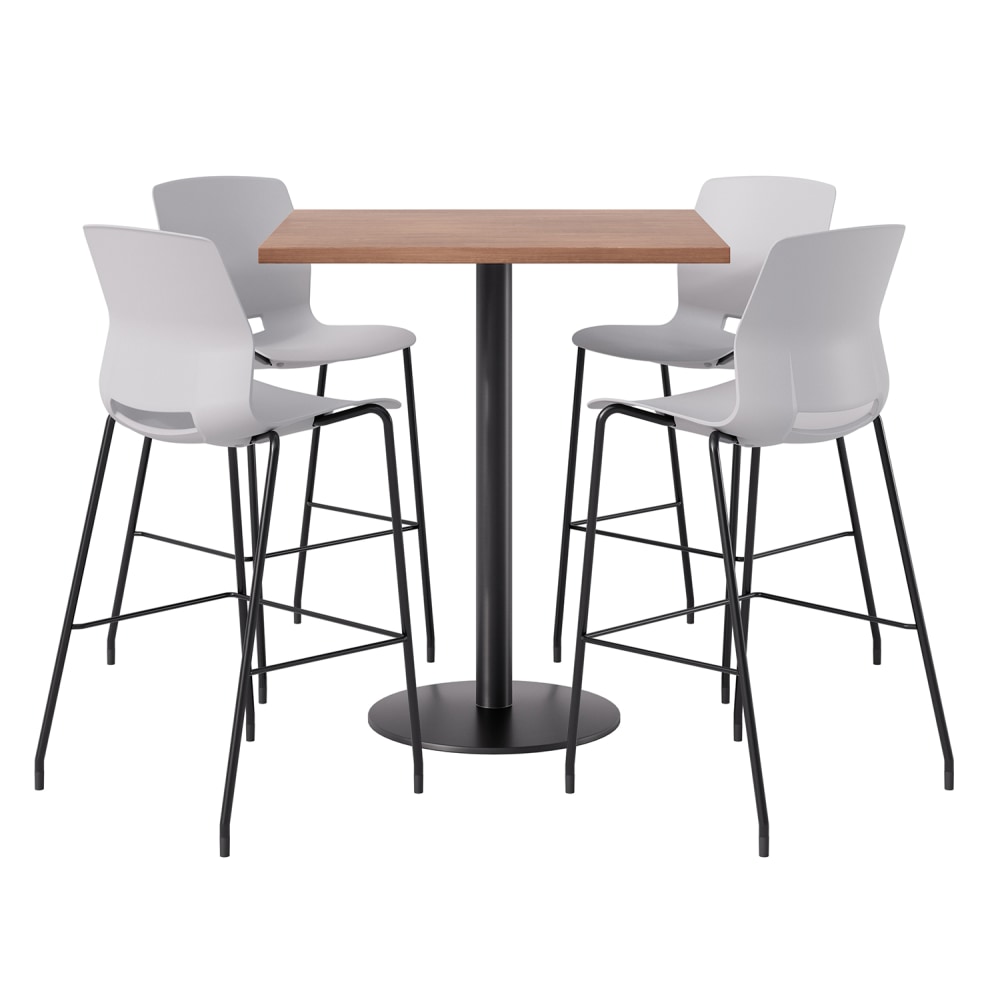 KFI Studios Proof Bistro Square Pedestal Table, Includes