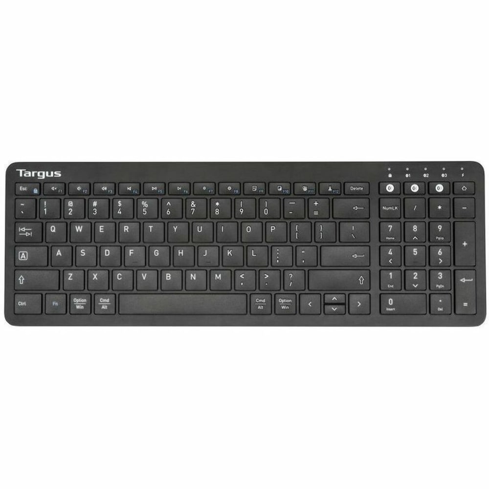 Targus Midsize Multi-Device Bluetooth Antimicrobial Keyboard,
