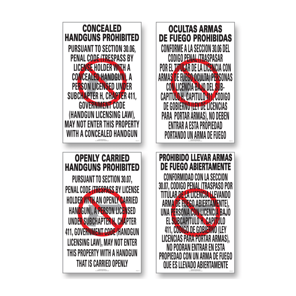 ComplyRight™ State Weapons Law 1-Year Poster Service, English,