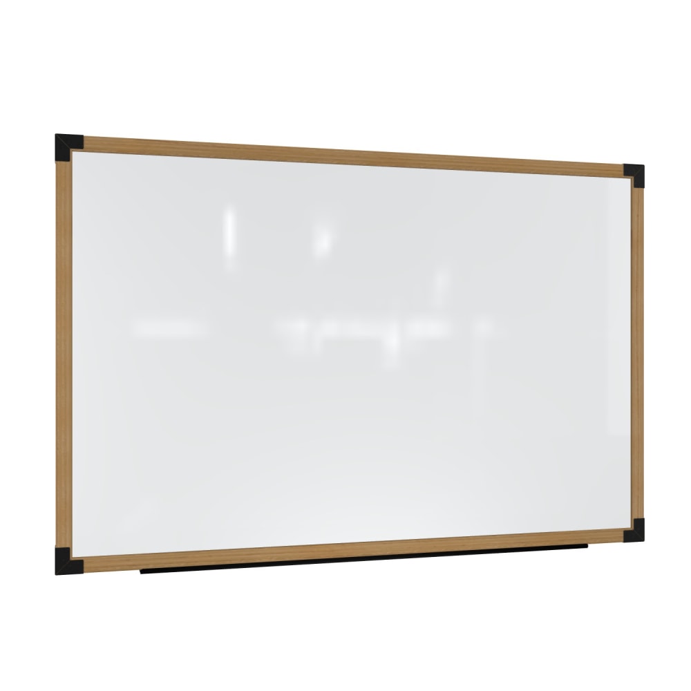 Ghent Prest Magnetic Dry-Erase Whiteboard, Porcelain, 38-1/4” x