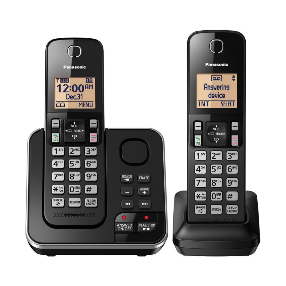 Panasonic® DECT 6.0 Expandable Cordless Phone System With