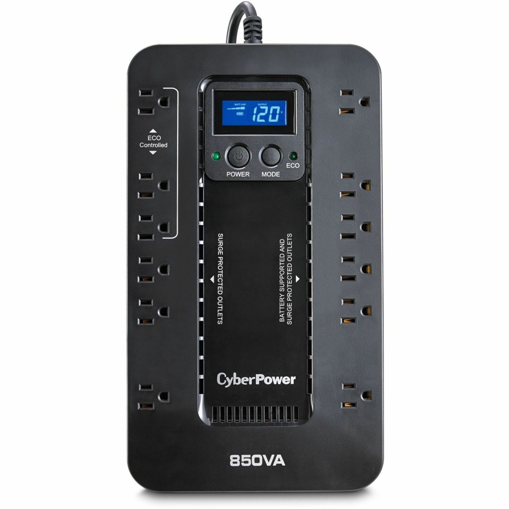 CyberPower EC850LCD Ecologic UPS Systems - 850VA/510W, 120