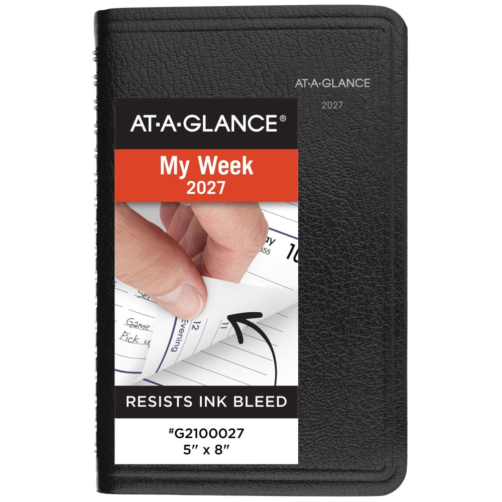 AT-A-GLANCE® DayMinder® 2027 Weekly Appointment Book Planner,