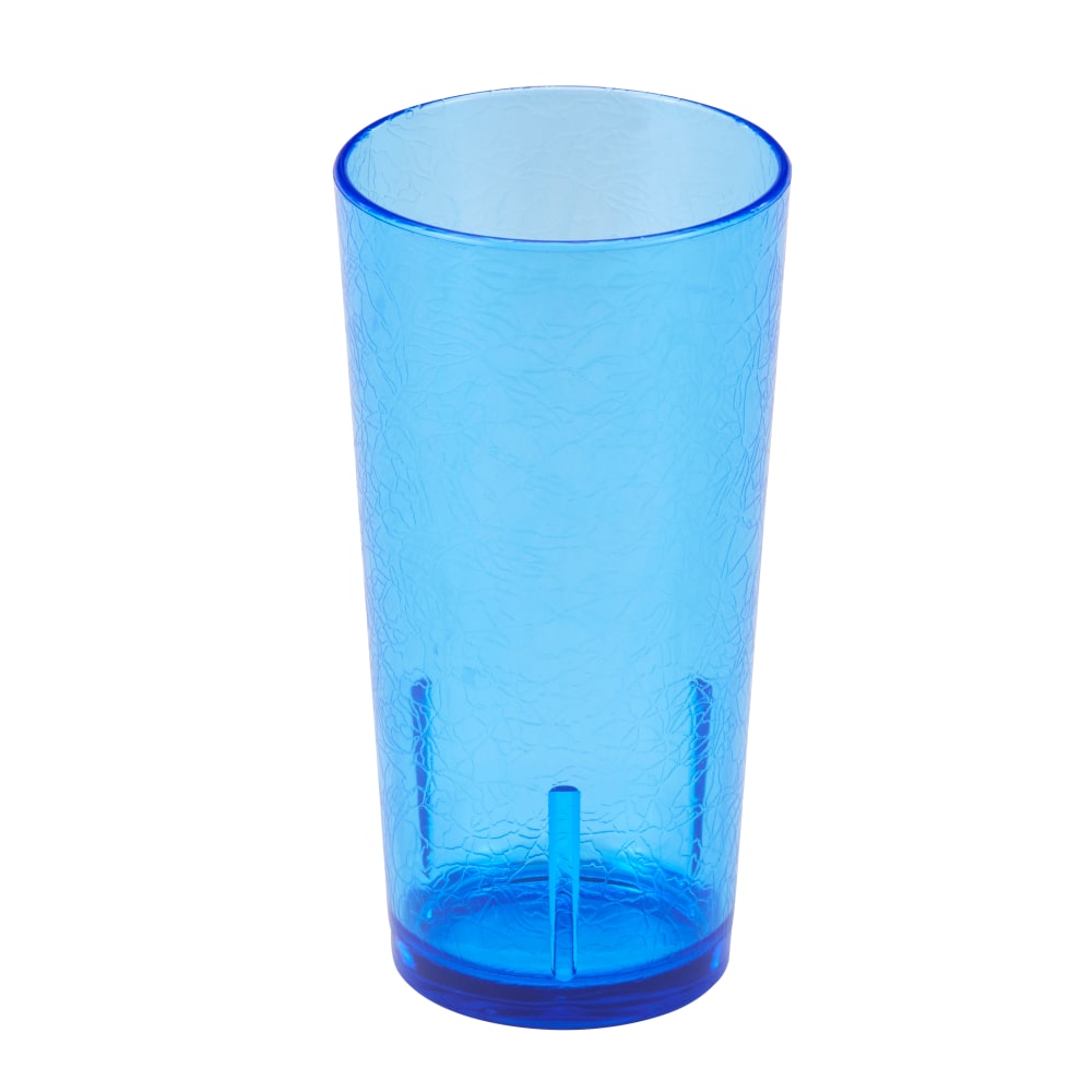Cambro Del Mar Styrene Tumblers, 16 Oz, Sapphire