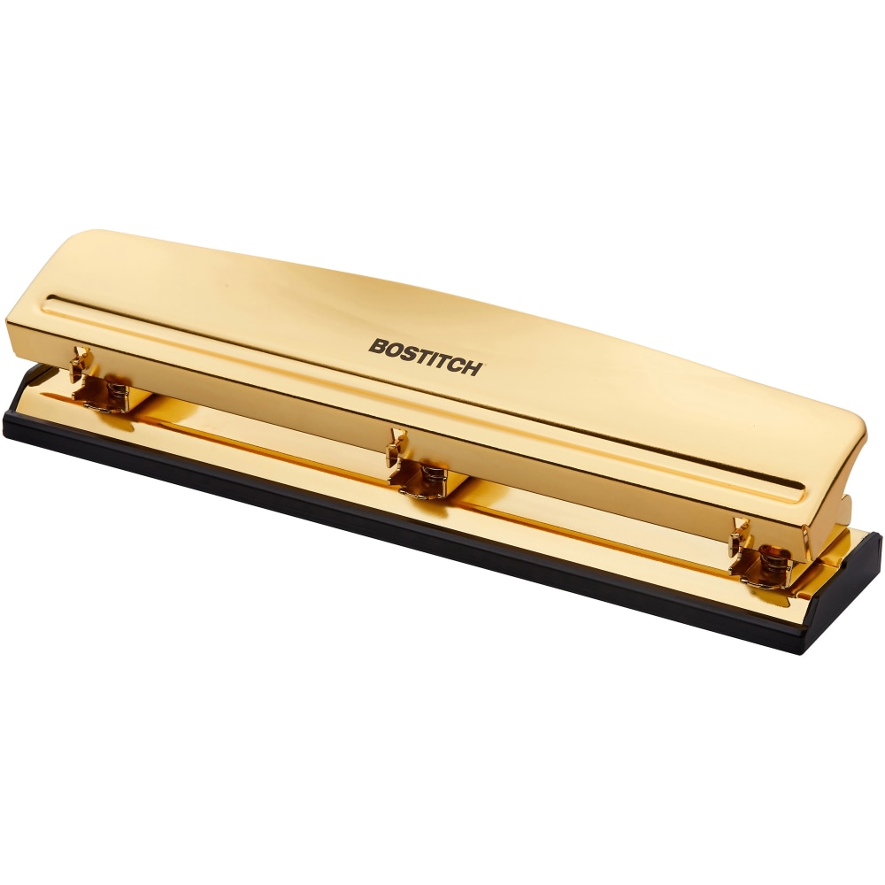 Bostitch 3-hole Punch - 3 Punch Head(s) -