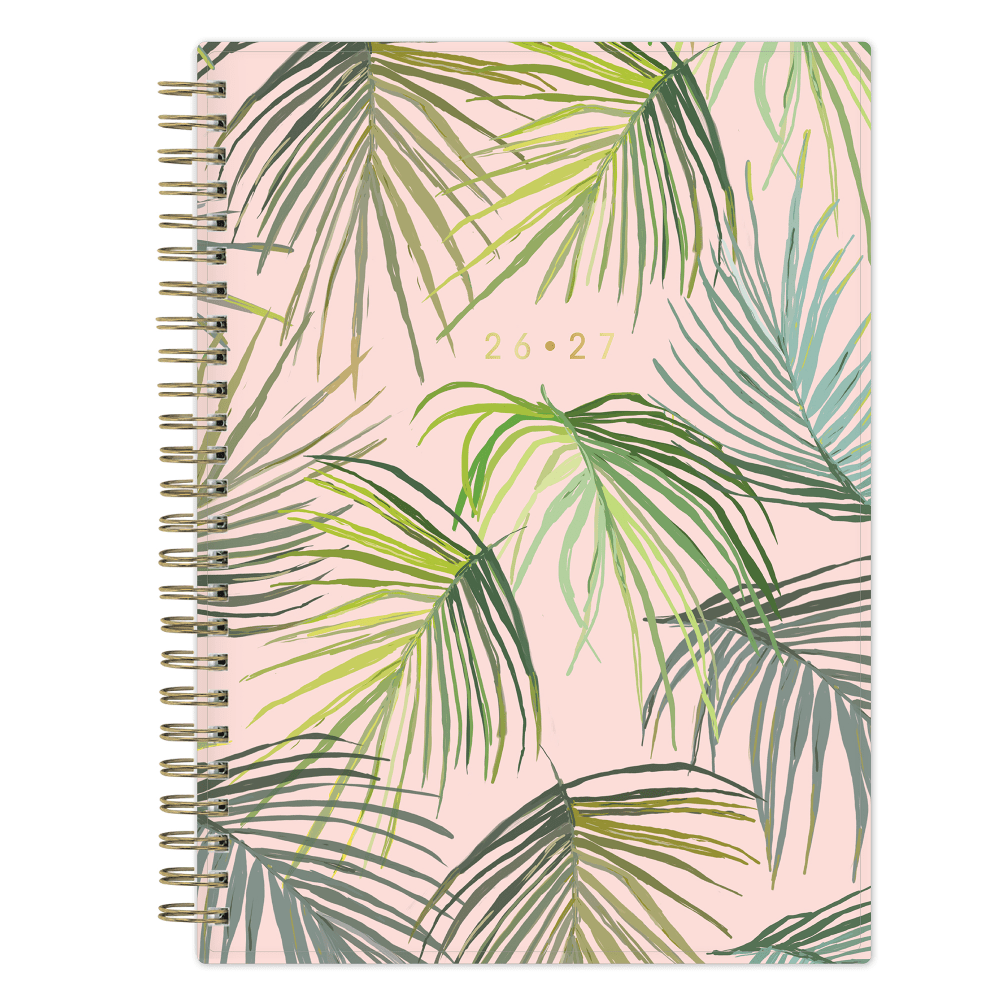 Planner Notes AM-AJ Palm Leaves 5.875x8.625 AY26–27