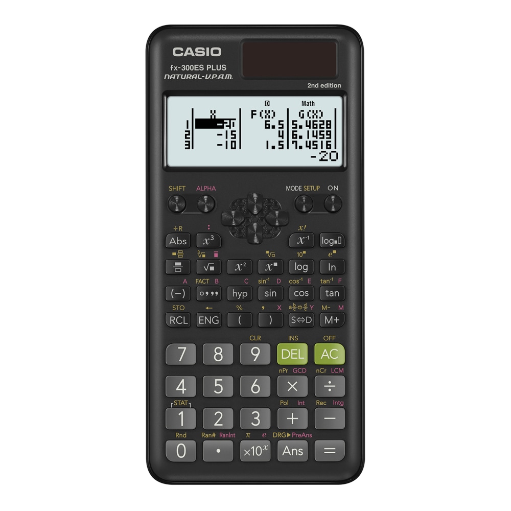 Casio® fx-300ES PLUS Natural-V.P.A.M. 2nd Edition Scientific
