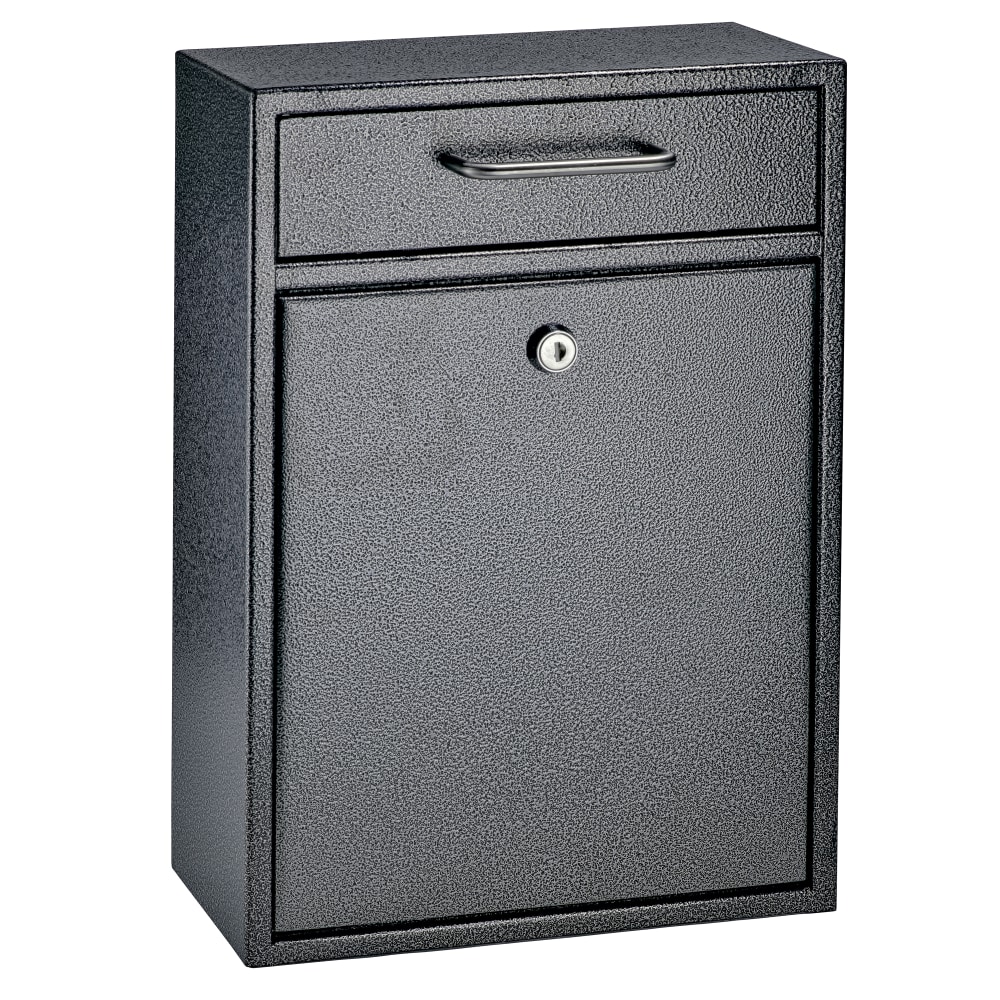 Mail Boss Locking Security Drop Box, 16 1/4"H