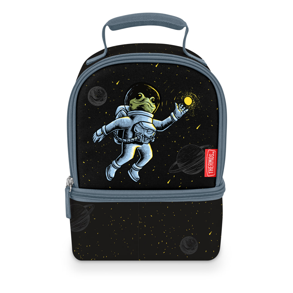 Thermos Dual Compartment Lunch Box Space Frog, 8in