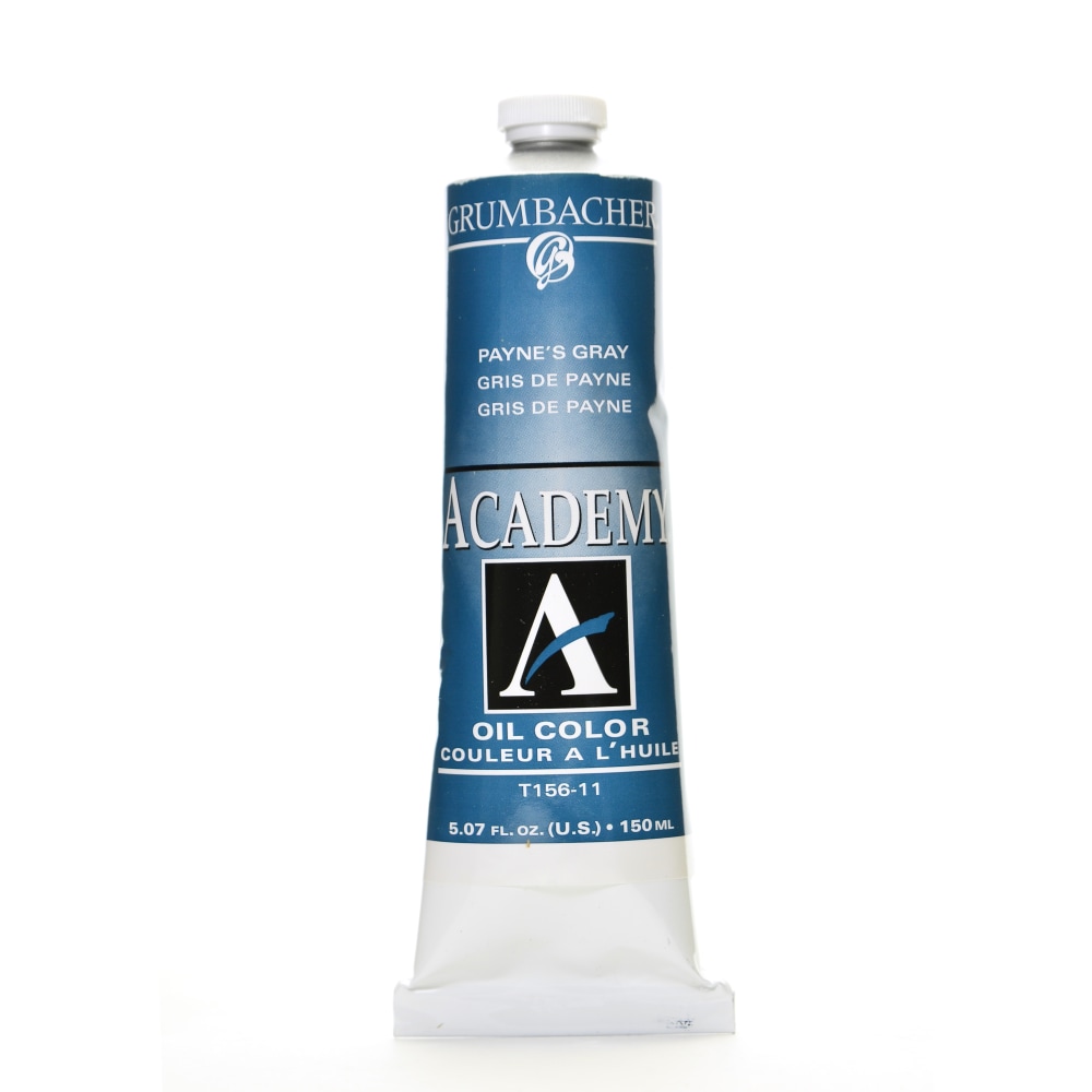 Grumbacher Academy Oil Colors, 5.07 Oz, Payne&#x27;s Gray,