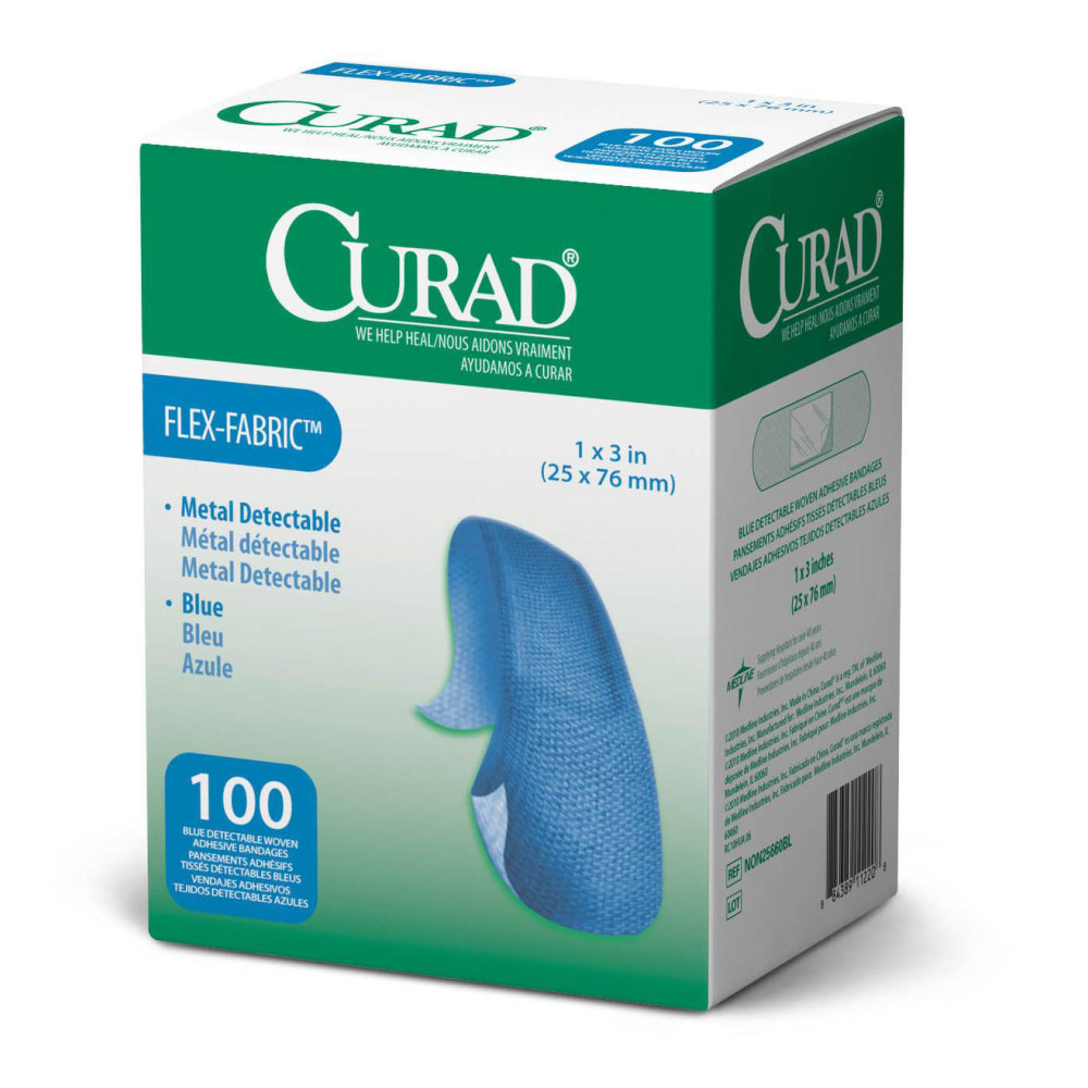 CURAD® Food Service Adhesive Bandages, 1" x 3",
