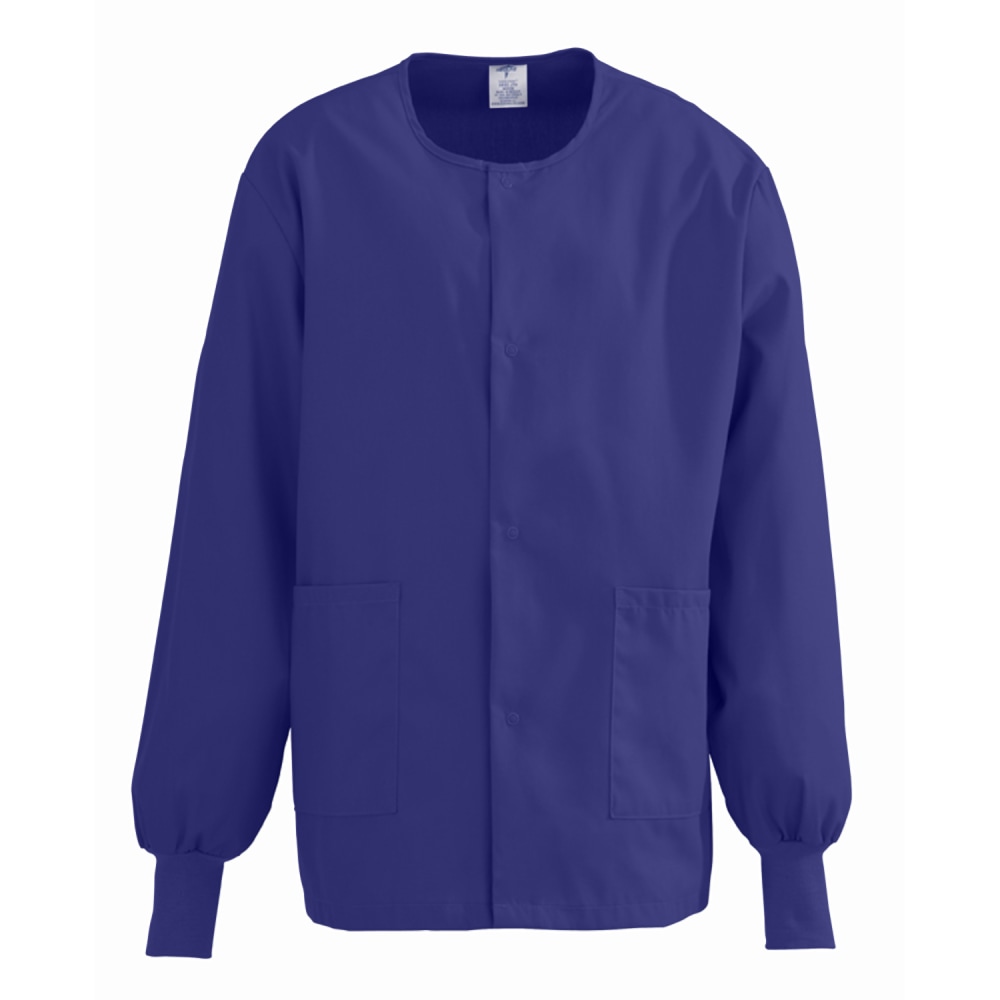 Medline ComfortEase™ Unisex Warm-Up Scrub Jacket, XS, Purple