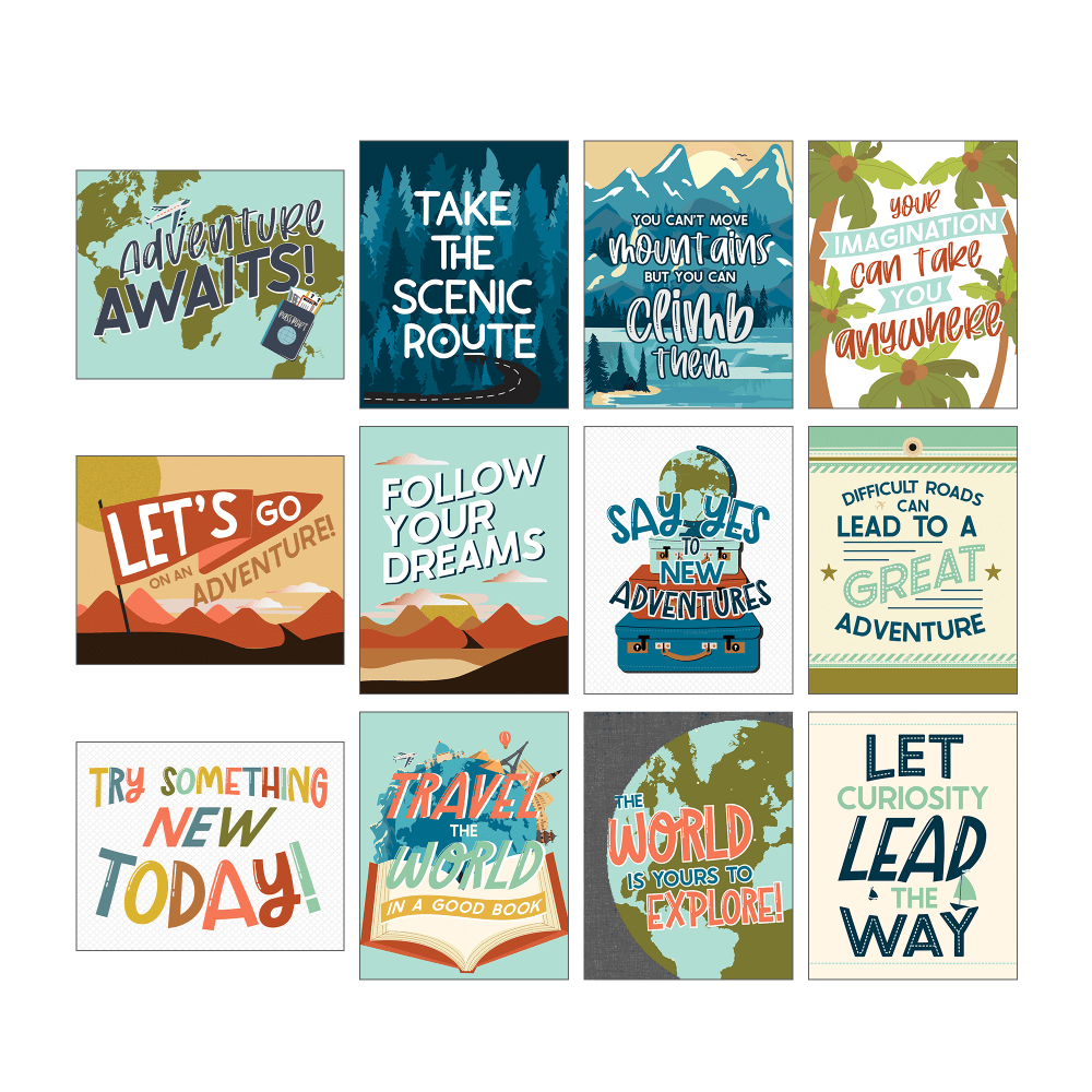Carson Dellosa Education Mini Poster Set, Explore, Set