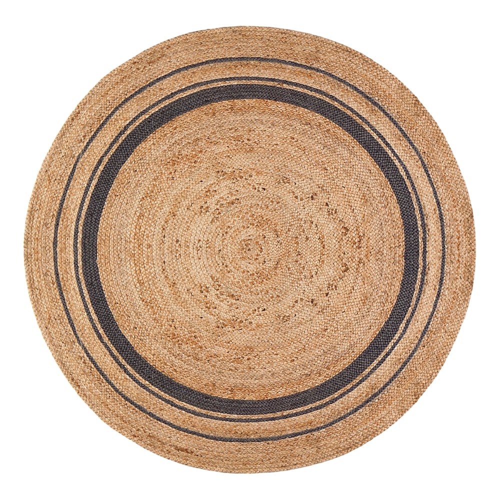 Anji Mountain Kerala Mist Jute Rug, 8&#x27;, Beige/Gray