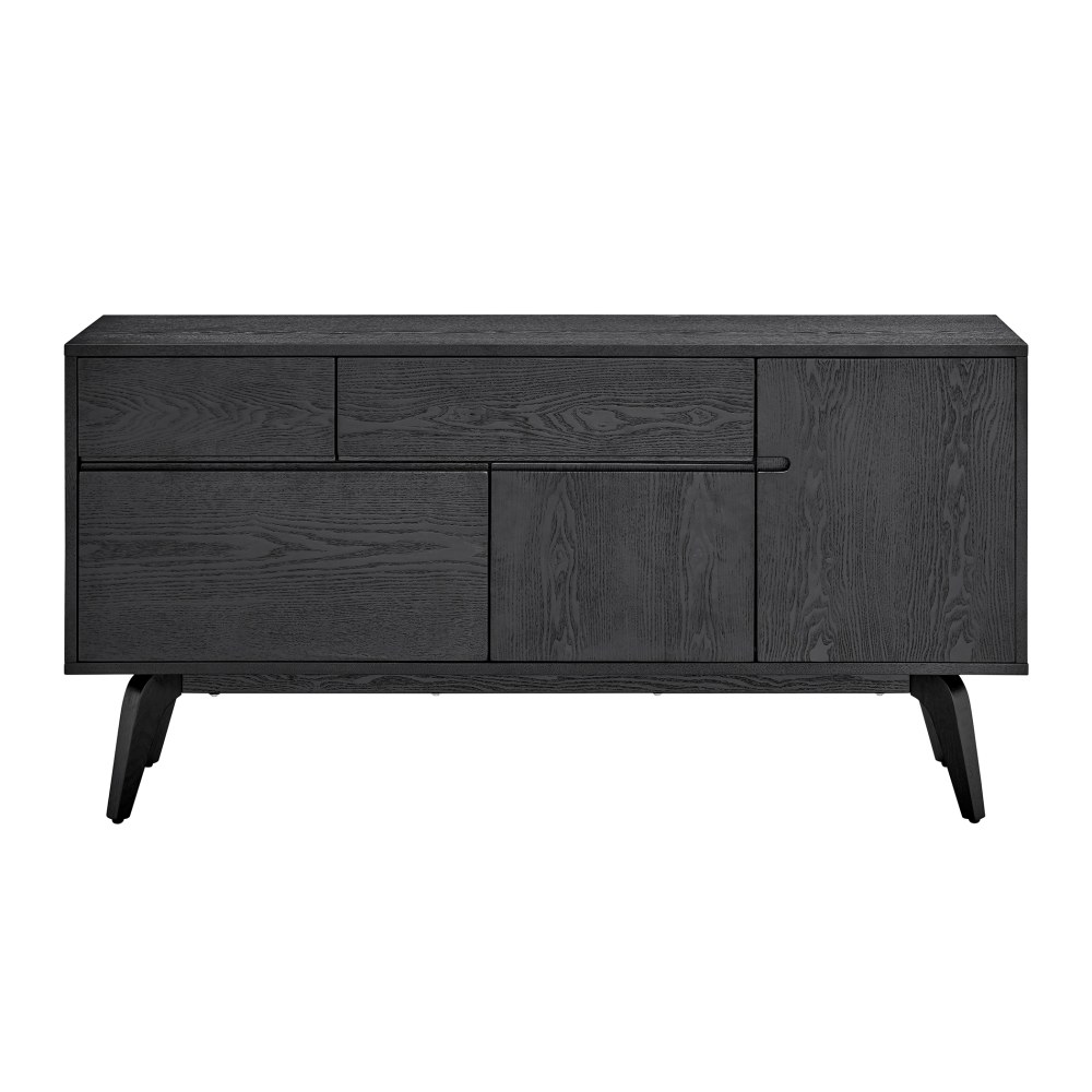Eurostyle Lawrence 59"W Sideboard, Matte Black
