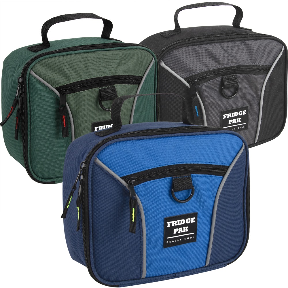 Fridge Pak Lunch Boxes With Clips, 7-1/4”H x