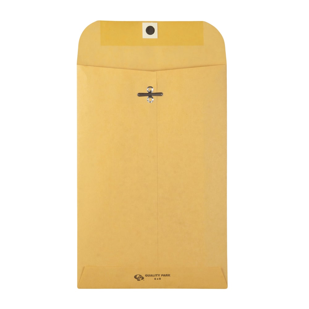 Quality Park 6" x 9" Envelopes, Clasp Closure,