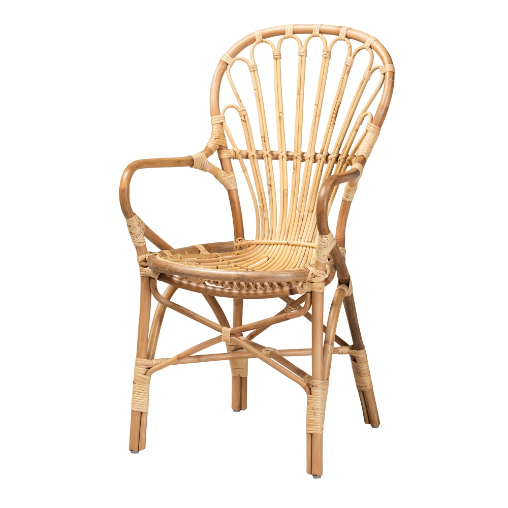 bali & pari Sheraton Rattan Dining Chair, Natural