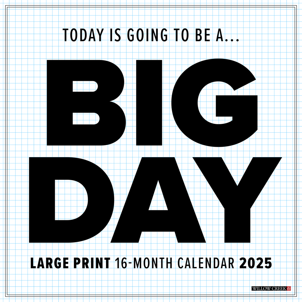 2025 Willow Creek Press Wall Calendar, 12” x