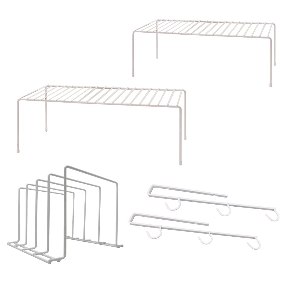 Better Houseware Storage Organizing Kit, White