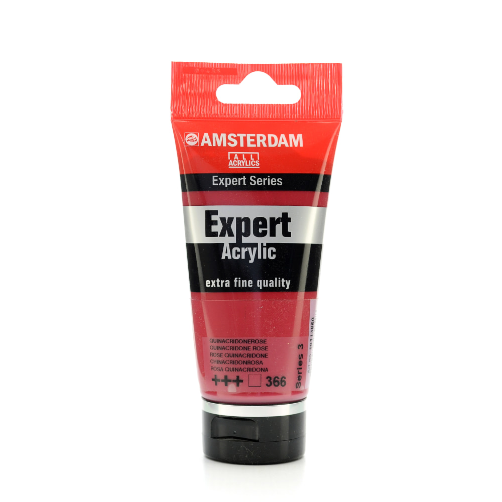 Amsterdam Expert Acrylic Paint Tubes, 75 mL, Quinacridone