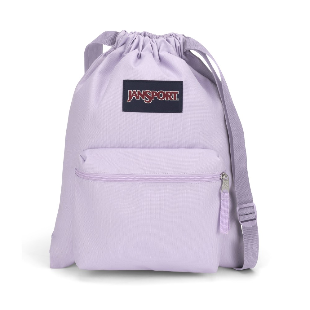 Jansport Draw Sack, 80% Recycled, Pastel Lilac