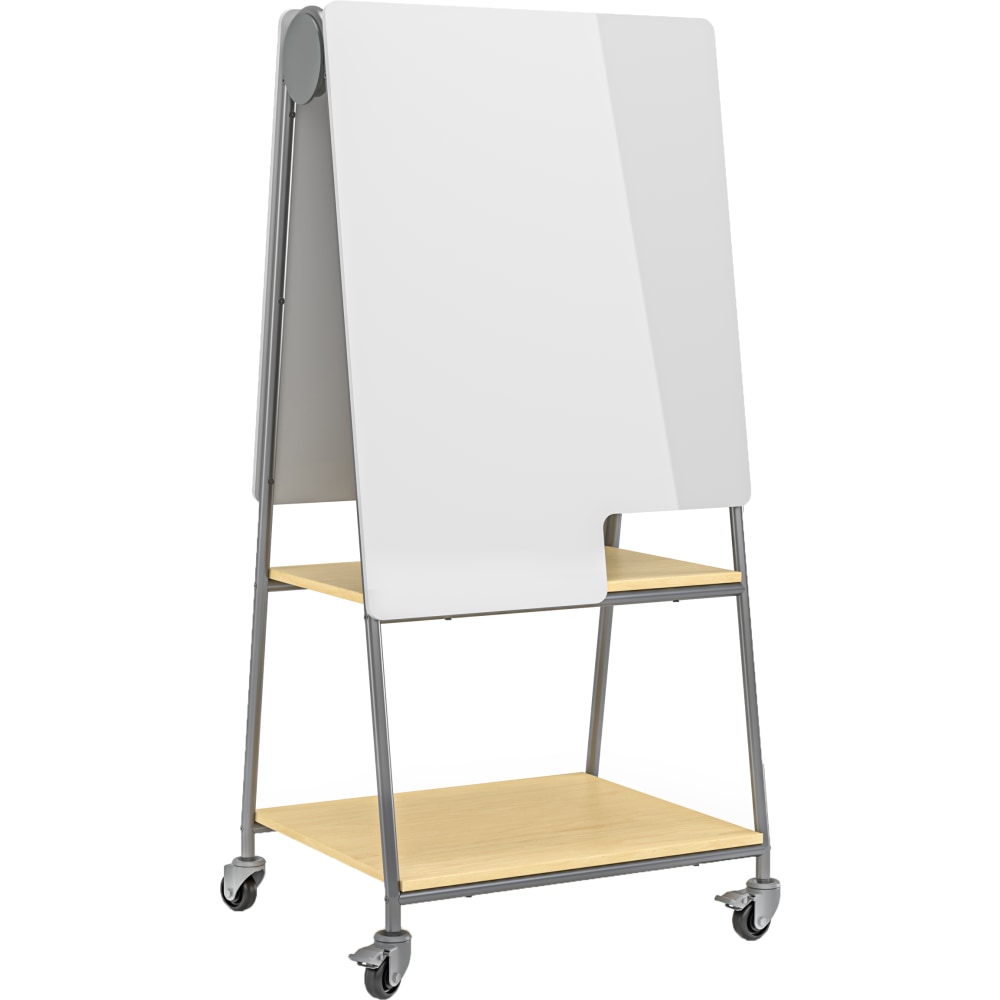 Safco® Learn Mobile Whiteboard, 63-7/16"H x 30"W x