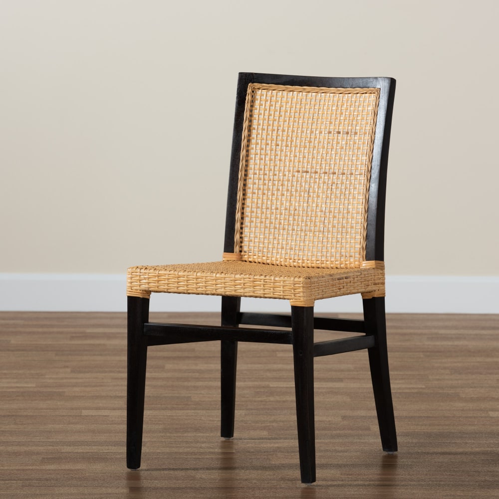 bali & pari Lingga Mahogany Wood And Rattan