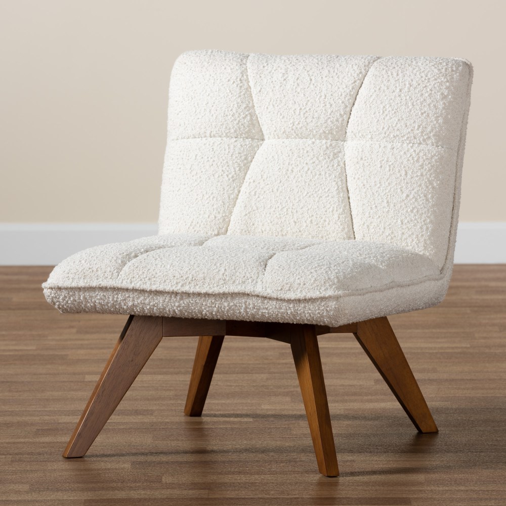 Baxton Studio Darielle Japandi Boucle Fabric And Finished