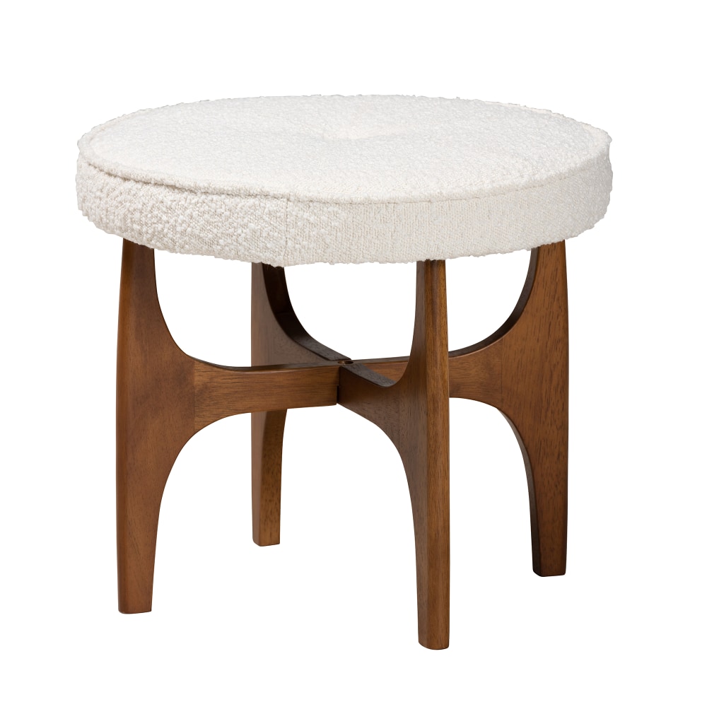 Baxton Studio Theo Japandi Boucle Fabric And Finished