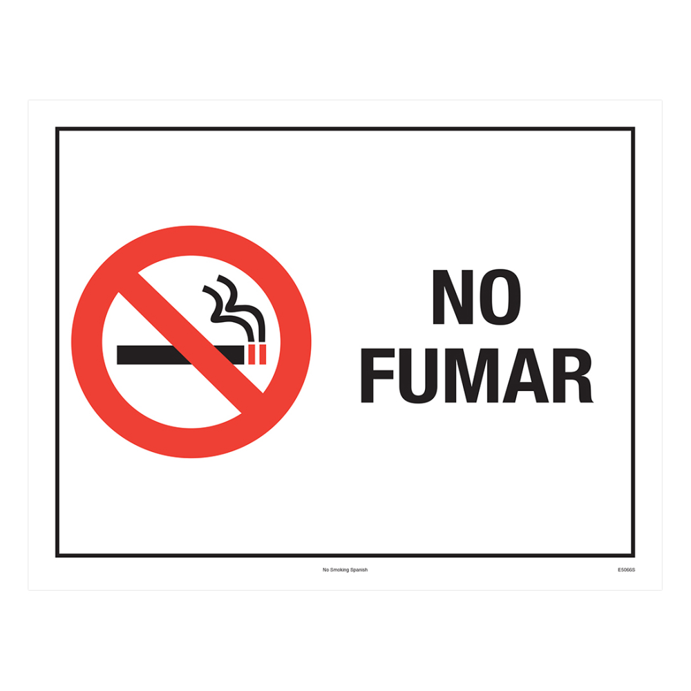 ComplyRight™ Federal Specialty Posters, No Smoking, Spanish, 8