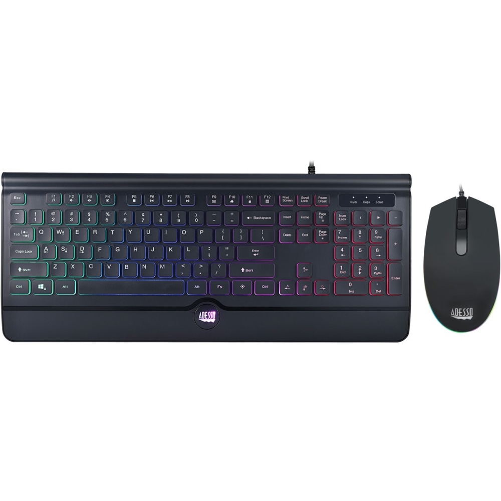 Adesso EasyTouch 137CB Illuminated Gaming Keyboard & Mouse