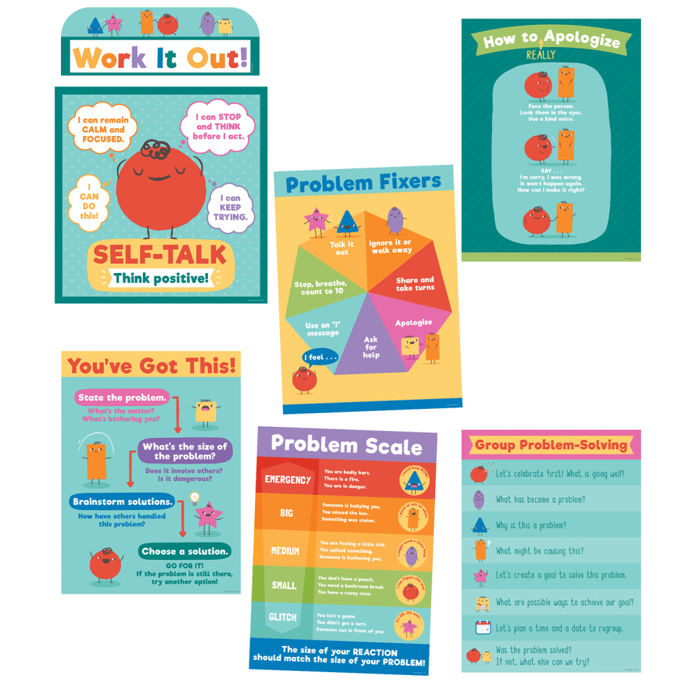Carson-Dellosa Education Social Problem-Solving 7-Piece Bulletin