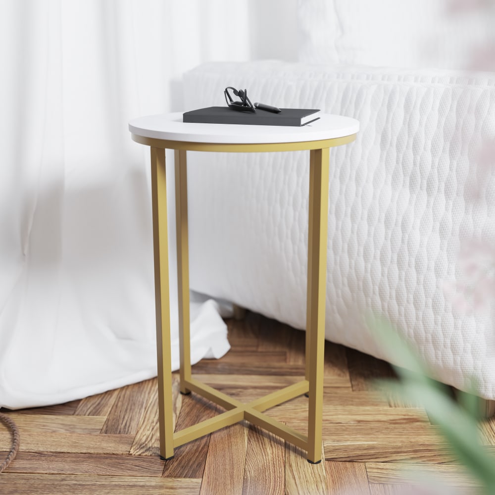 Flash Furniture End Table, 24"H x 15-3/4"W x
