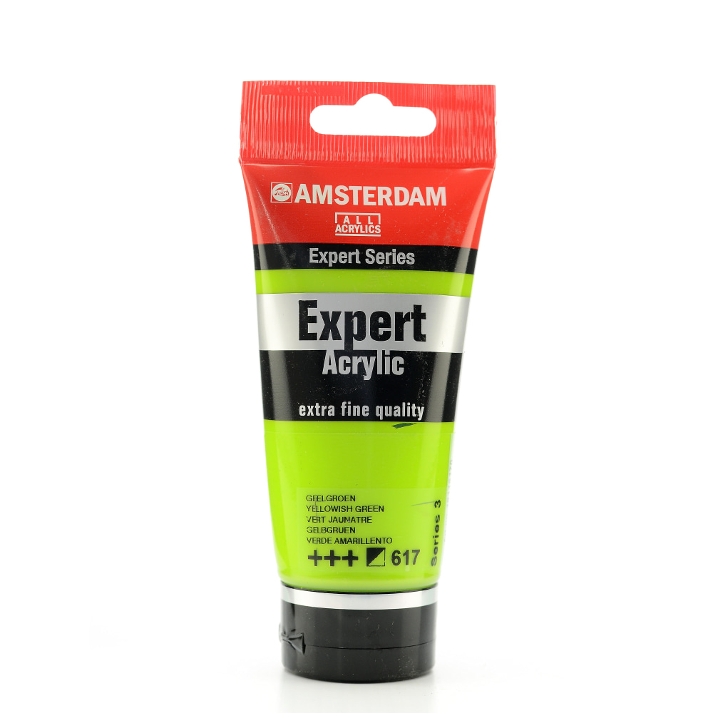 Amsterdam Expert Acrylic Paint Tubes, 75 mL, Yellowish