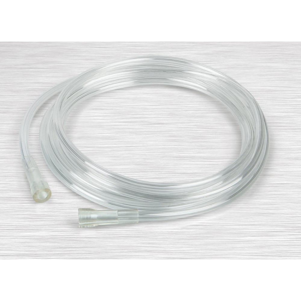 Medline Crush-Resistant Oxygen Tubing, Standard Connector,
