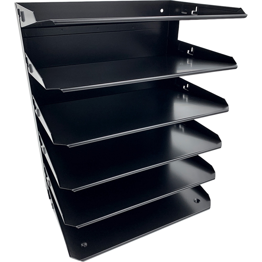 Huron Horizontal Slots Desk Organizer - 6 Compartment(s)