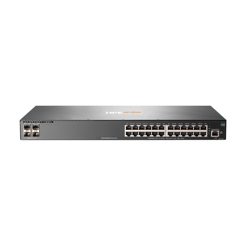 HPE Aruba 2930F 24G 4SFP+ - Switch -